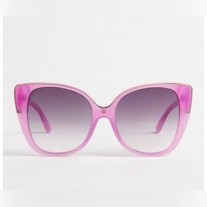 Torrid Translucent Cat Eye Smoke Lens Sunglasses